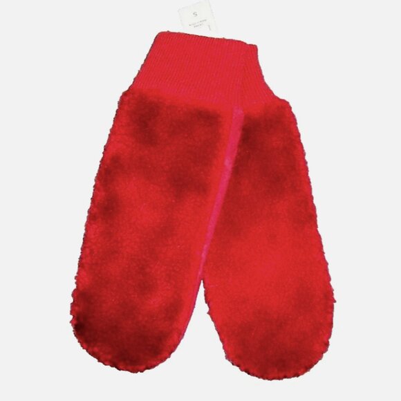 TALBOTS Red Mittens Size S Small NWT Brand New - Picture 2 of 2